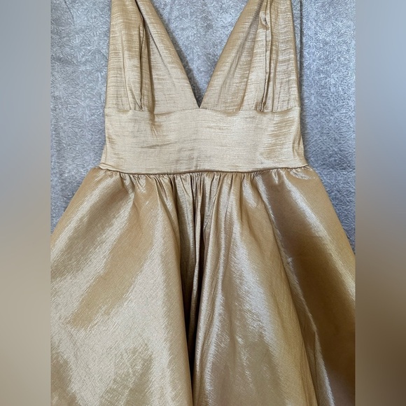 High Low champagne color Dress - Picture 8 of 8